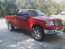 33x13.50-20 pro comp extreme AT. 1.5 inch wheel spacers and 2.5 inch leveling kit