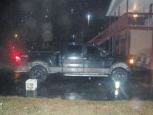 Nitto Trail Grapplers (295/70/18) and KMC XD Monsters (18x9; BS = 5.71 mm).