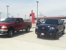 Old and New trucks together
