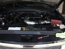 started cleaning engine bay and detailing motor