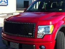 my new smittybilt grille.  it was a pain to install but WOW