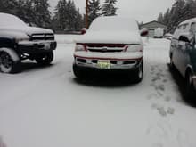 My truck's first time in the snow since I owned it