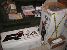 8&quot; Rize lift waiting to be installed