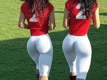 chicks in Panama at a cricket game