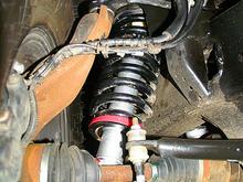 Angled view Rancho Front Struts