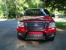 Billet grille and Westin black Bull Bar