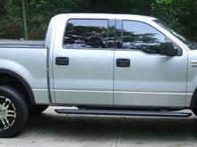 working on upgrading of decals and got the front windows tinted