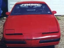 front of the 89 firebird i had