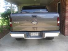 recent view of truck with painted decals w/inlays