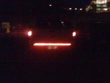 Running light with fire bar