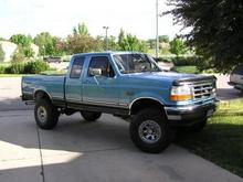 this is before my new wheels and headlights

has 35 inch bfg all terrains and pro comp 1079's with simulated beadlocks