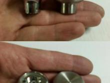 Broke the headlight knob on my '87 Ranger so I machined a stainless steel one.