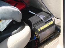 the cheapest sub, box and amp combo i could find.  Used in my last 2 trucks.  Not meant to shatter windows.