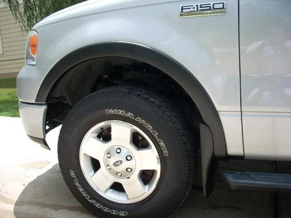 front painted flare and flap