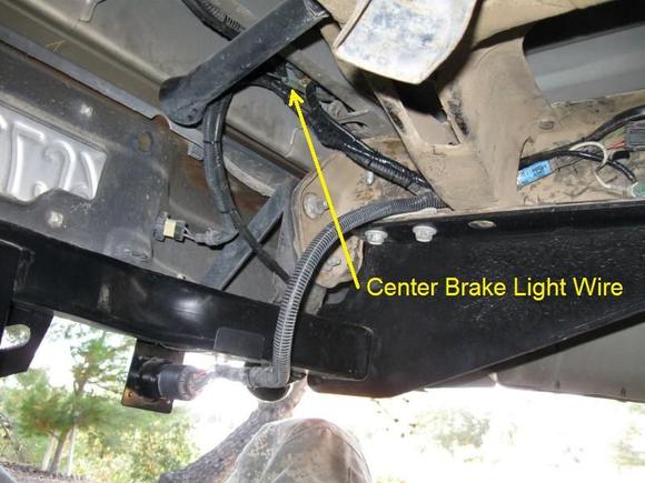 Center Brake Light Wire