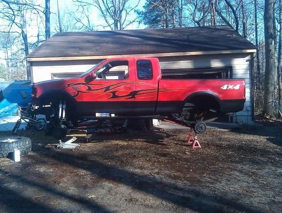 Painting the undercarage and wheels