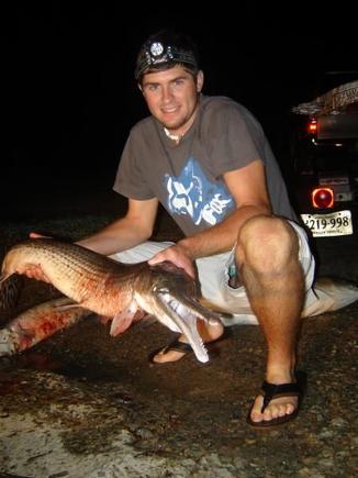 Josh's MONSTER 21 lb 11oz Gar