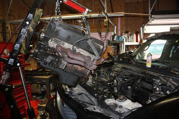 Pulling the engine