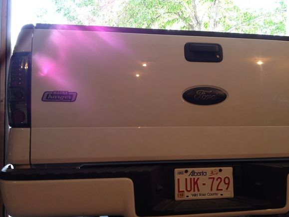 Took the magnacharger sticker, made a backing for it so it looks like a badge.