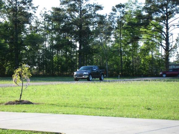 Now you see why I keep my splash guards, my gravel drive way...