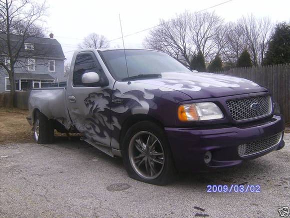 Front passenger side as purchased