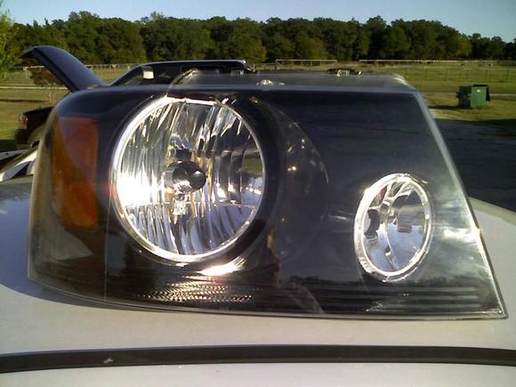 Daytime shot with the halos off, prior to install