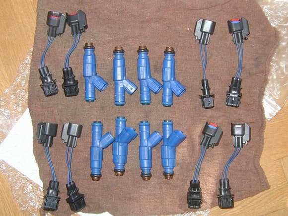 39# injectors from an '04 terminator cobra w/ ev1 to ev6 wiring harness adapters