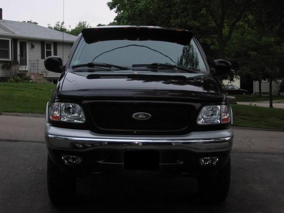 Lightning headlights with clear fogs .. third and final set of lights.. had the chrome and projectors but realized i liked these best