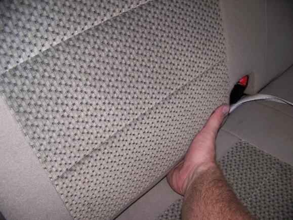 removing rear seat
