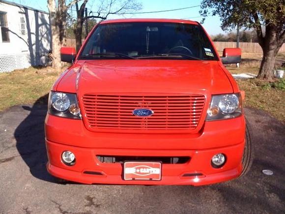 my trucks face... say cheese