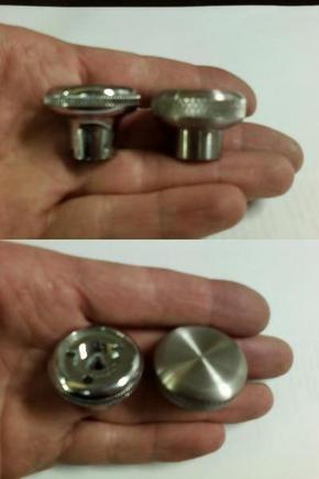 Broke the headlight knob on my '87 Ranger so I machined a stainless steel one.