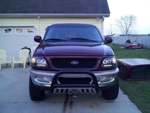 new dual halo lights and bullbar