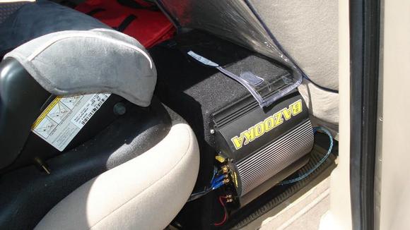 the cheapest sub, box and amp combo i could find.  Used in my last 2 trucks.  Not meant to shatter windows.