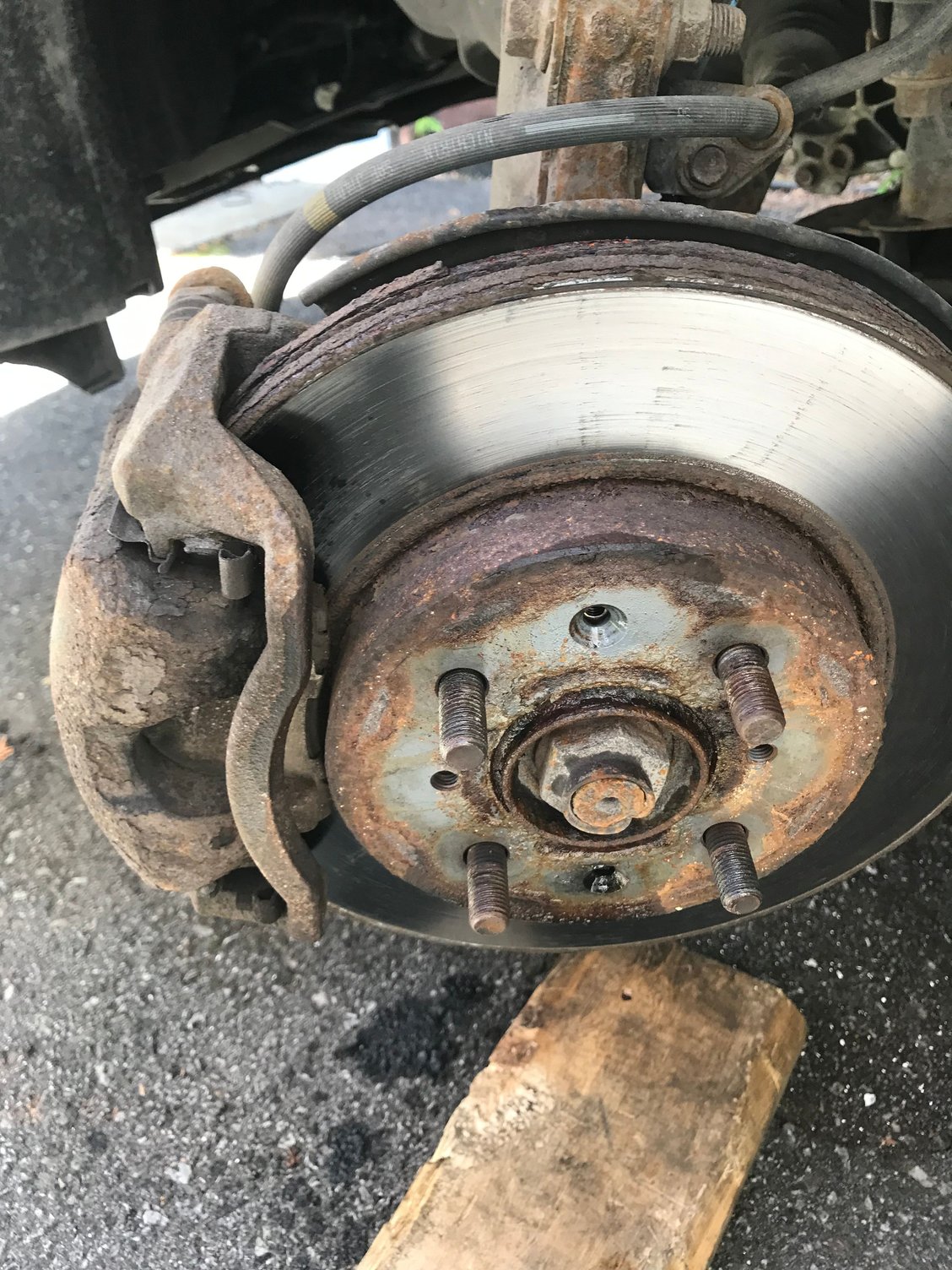 Crusty rotor. 