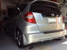 Car as it sits on swift lowering springs,about 1.2 inches lowering