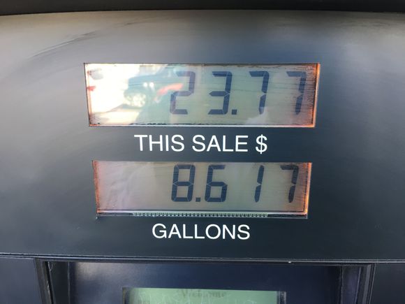 Full tank!