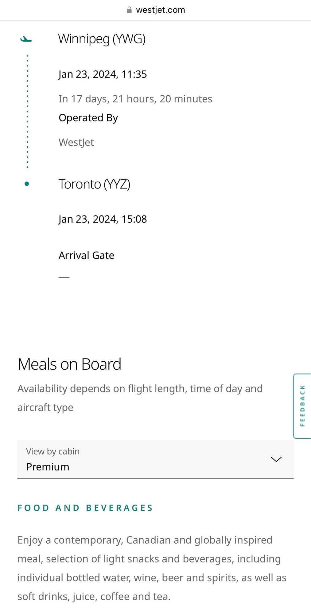 Questions about connecting Aer Lingus WestJet Baggage & Seats