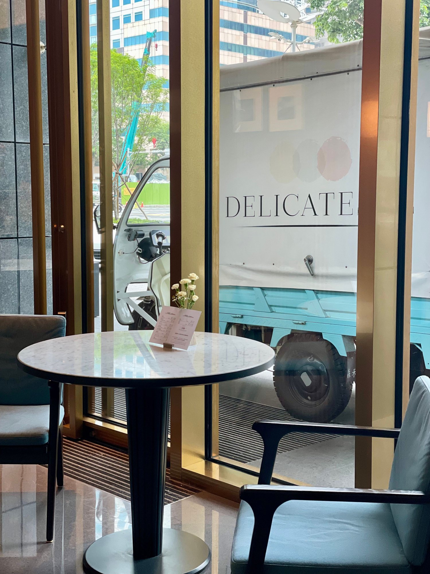 Delicate pastry shop