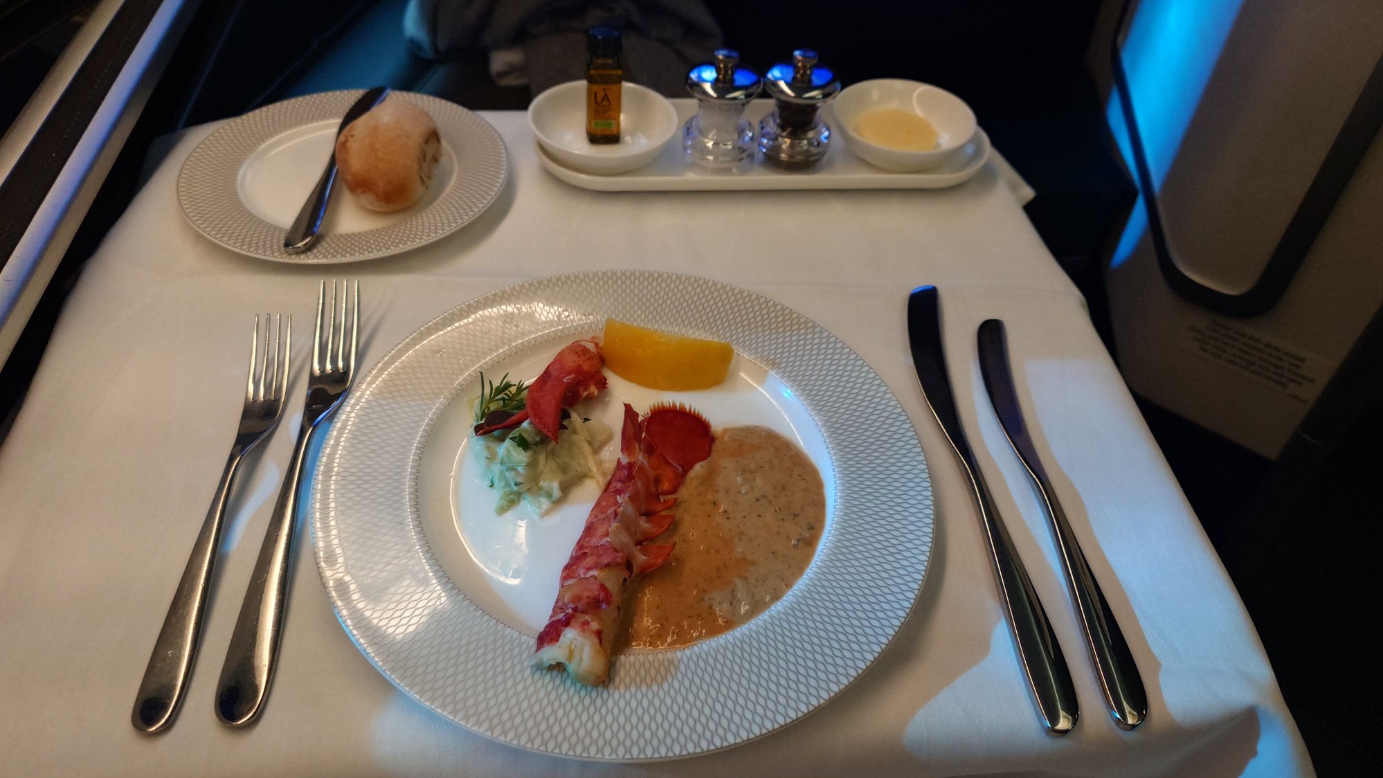 Marinated lobster, fennel and apple salad, cocktail sauce. As others have commented previously, this was very nice indeed.