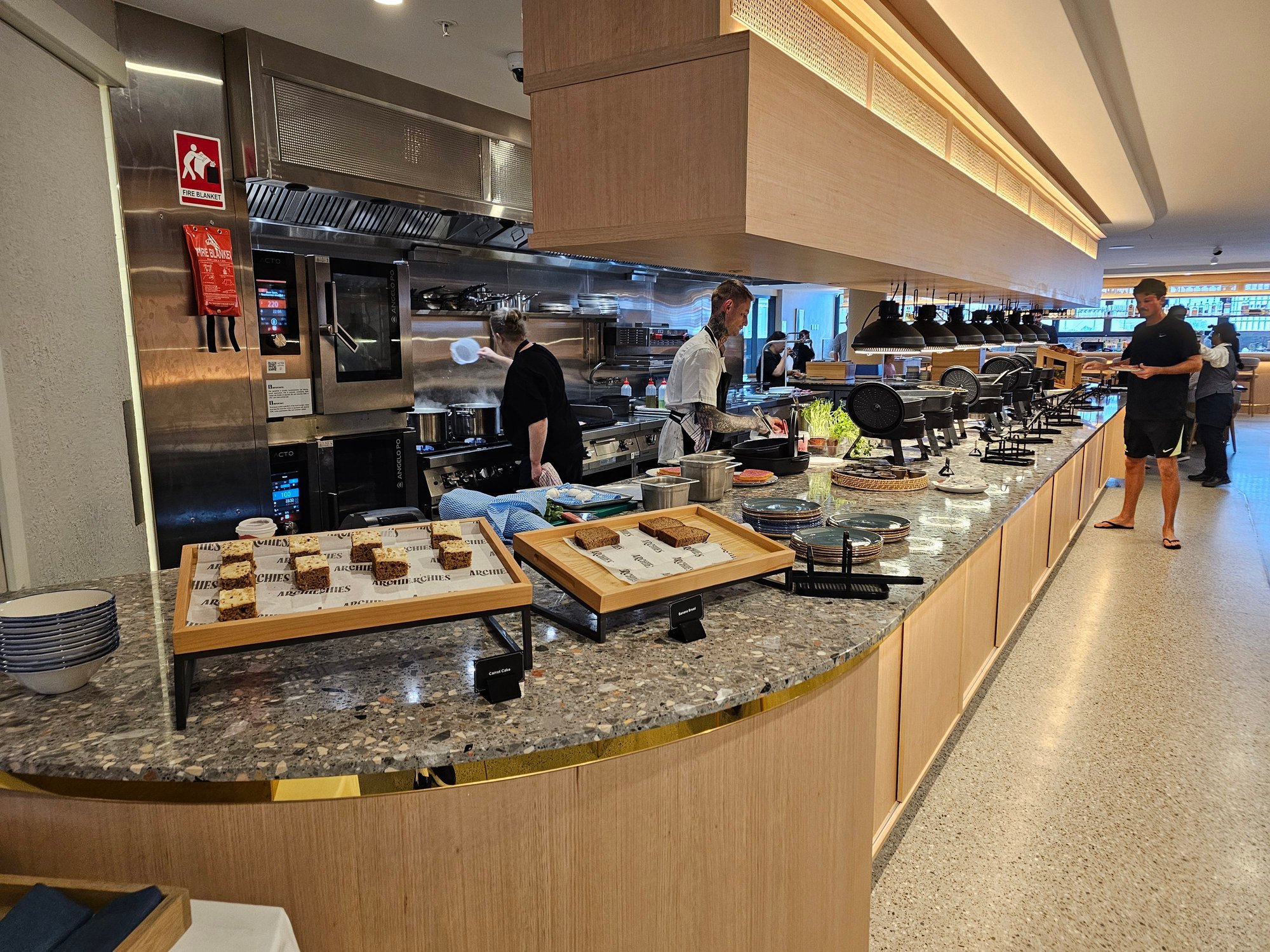 Saltfire breakfast buffet