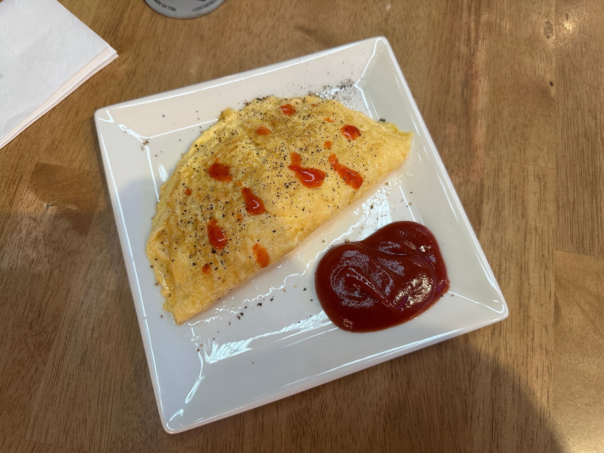 Double the size of others she was turning out. Either I looked hungry, or greedy!