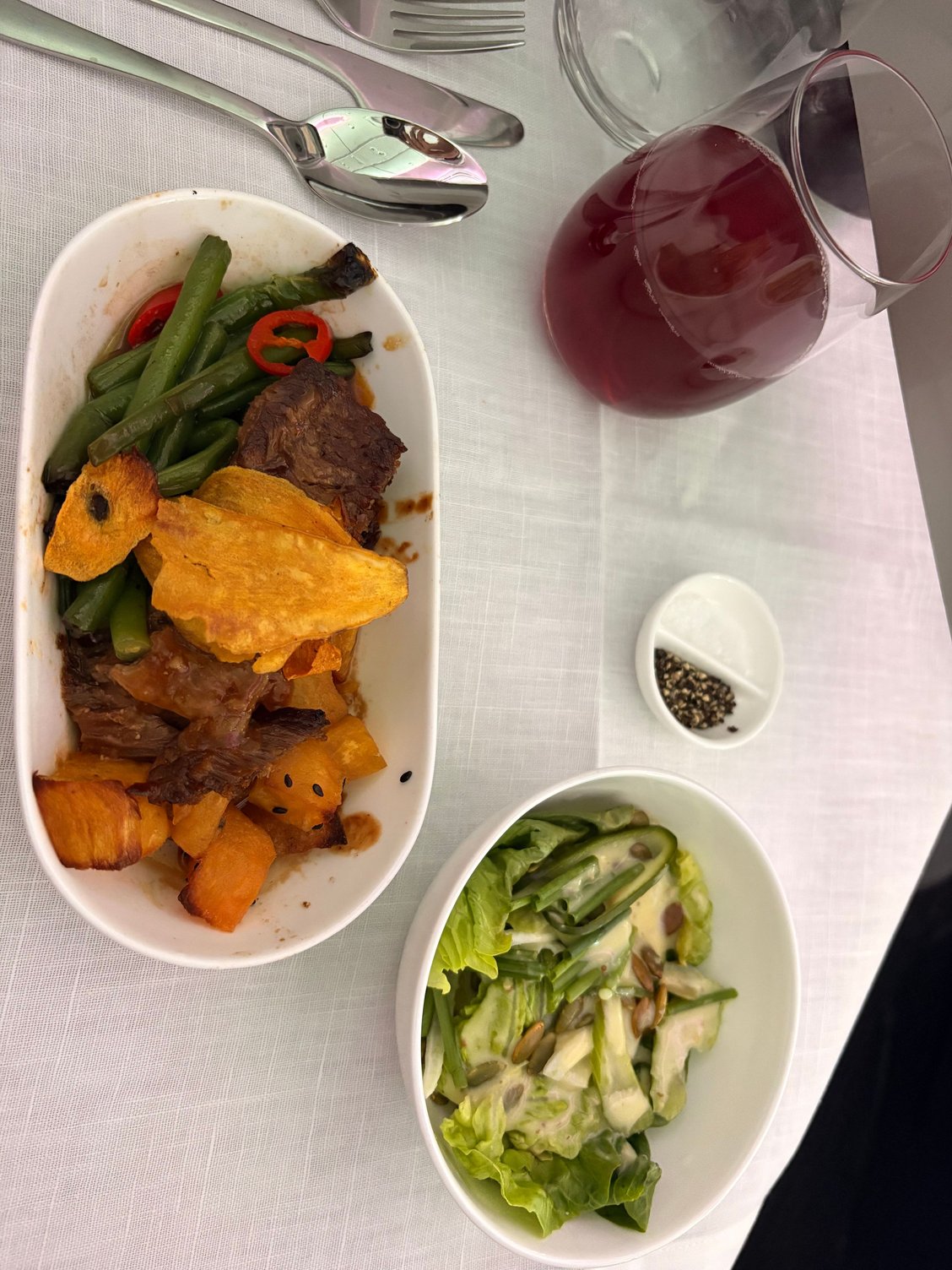 Short ribs - very tender and potatoes were on point