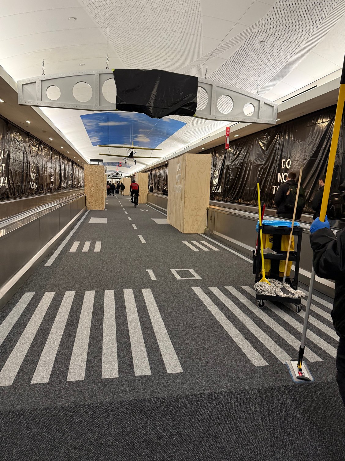 Looking towards Concourse D