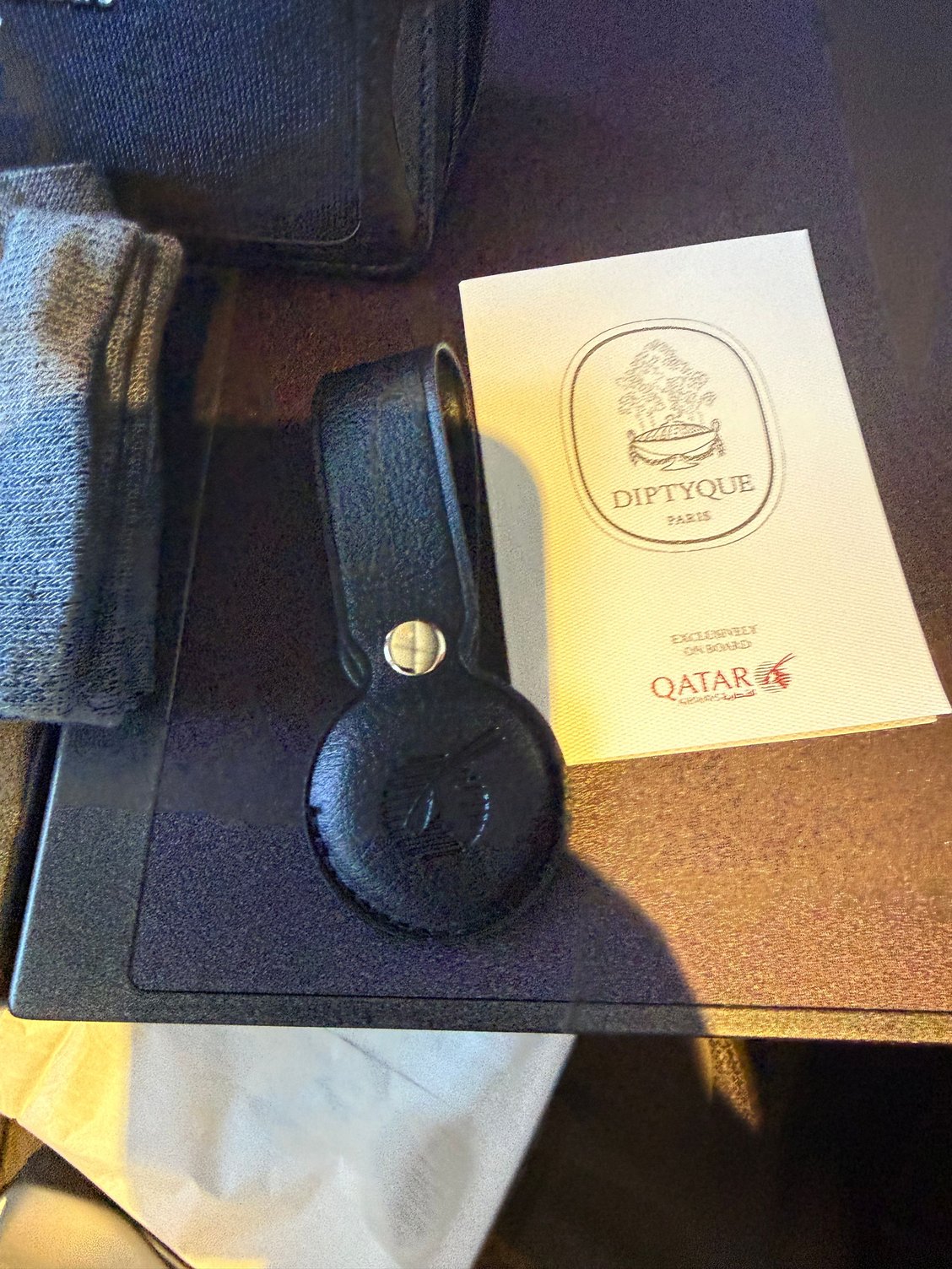 Leather AirTag holder