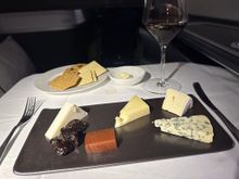 Cheese board (lacking the chutney) and quite bland but the Dow's, Calheita Port went some way to making up for it ;-)