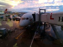 G-VCRU at the gate, LHR T3