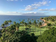 View from one of three balconies 