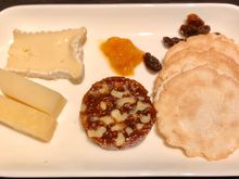 Brie , Camembert and Comté cheeses 