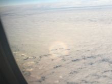 Rainbow from cruise altitude