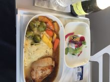 Baltic herring, chicken & mash and cookie